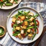Kung Pao Tofu Stir Fry - easy and healthy stir fry that takes only 30 minutes to make!