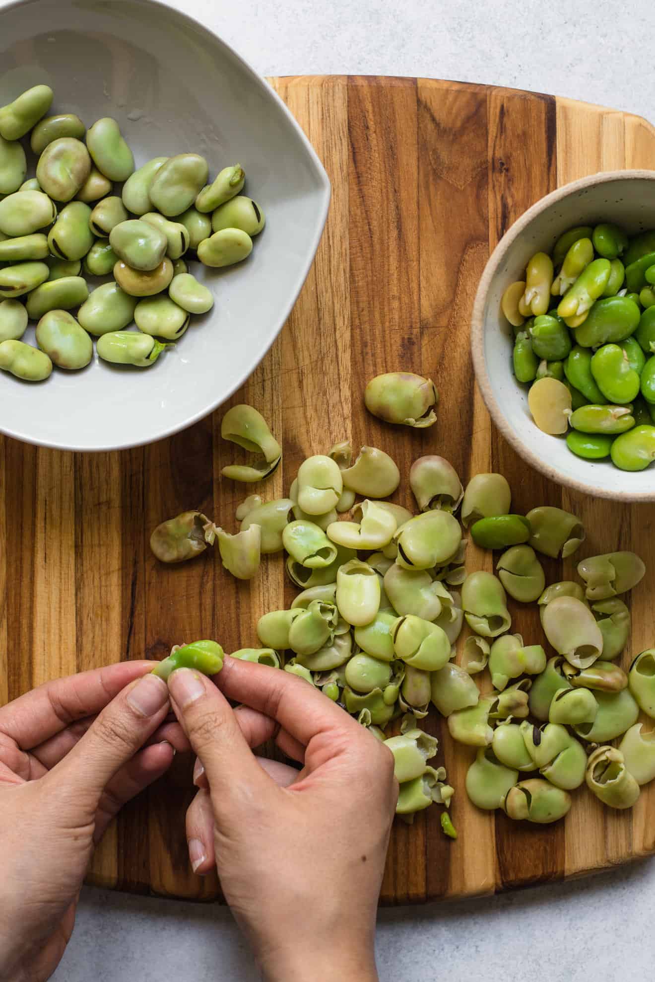 Fava Bean Dip - a simple vegan dip that is great as a snack, spread for wraps or pastas!