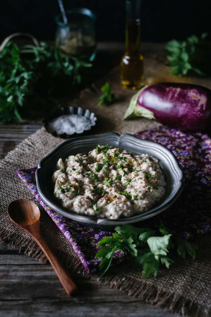 Roasted Eggplant with Garlic Yogurt and Za'atar from Foolproof Living