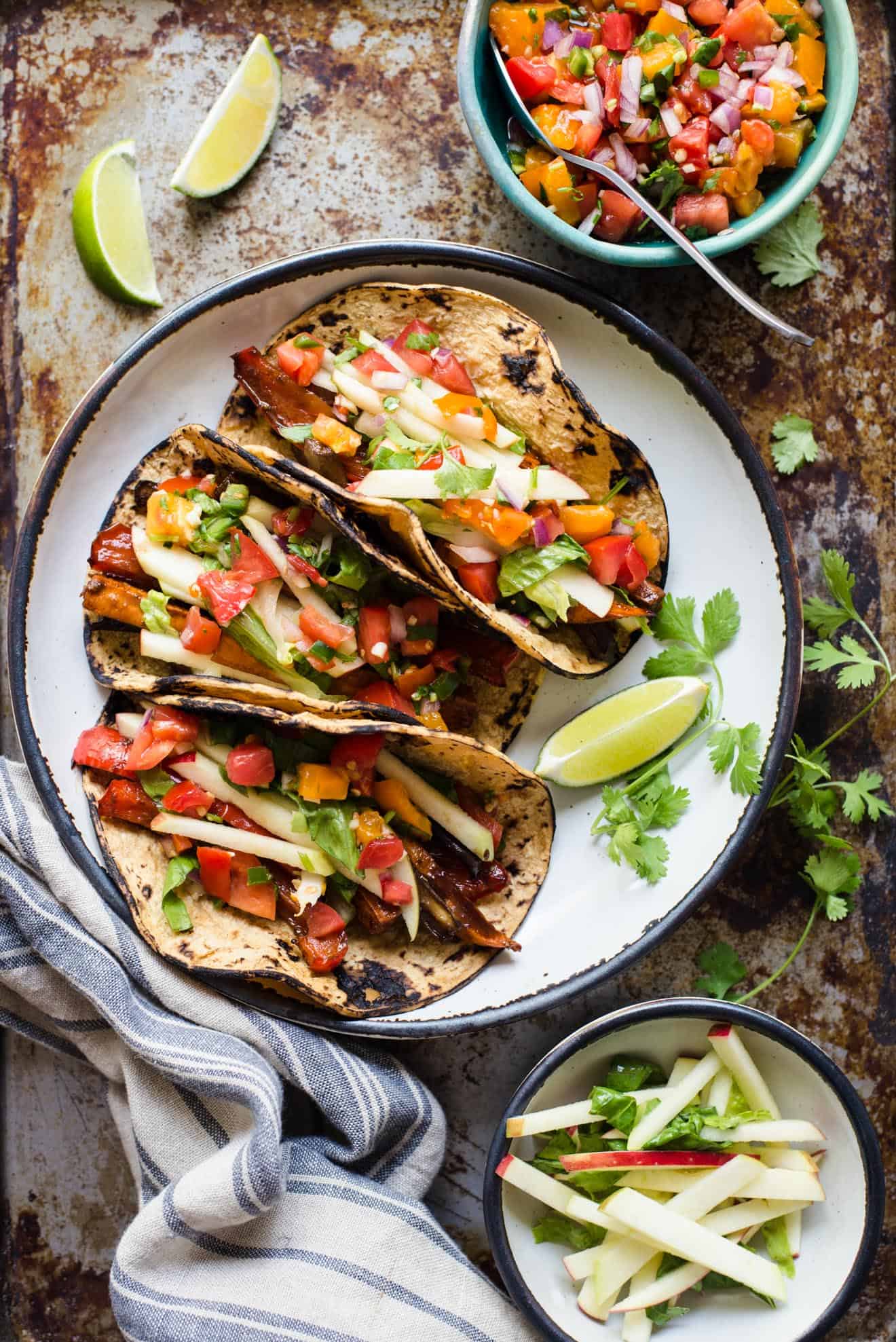 Tamarind-Glazed Vegetable Tacos (Vegan)