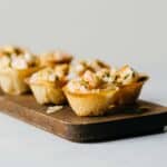 Sweet Chili Shrimp and Tofu Wonton Cups with Crushed Potato Chip Topping - these are the perfect party #appetizers! #healthy