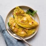 Vegan Banh Xeo - traditional banh xeo made with tofu! #glutenfree #healthy