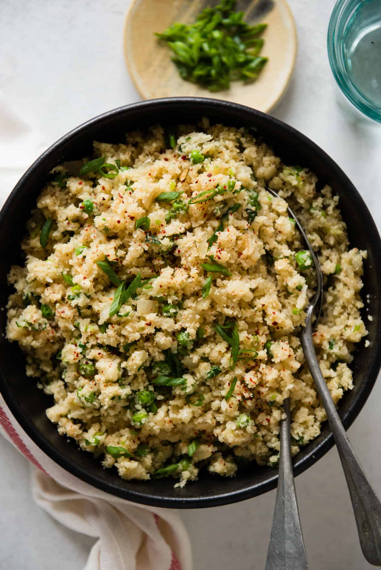 Ginger and Shallot Cauliflower Rice
