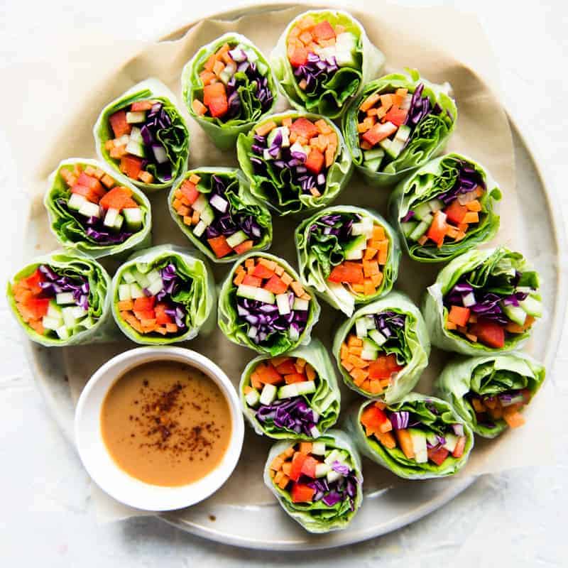 Crispy Vegetable and Mushroom Spring Rolls (Vegan Recipe) - The Foodie  Takes Flight