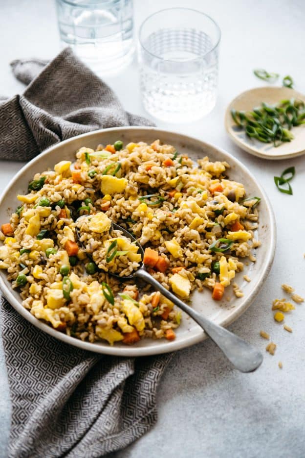 The Easiest Egg Fried Rice (20 Minutes) | Healthy Nibbles by Lisa Lin