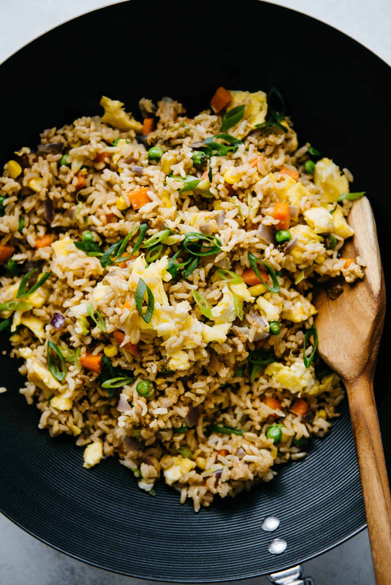 One-Pan Bacon and Egg Fried Rice - Just a Taste