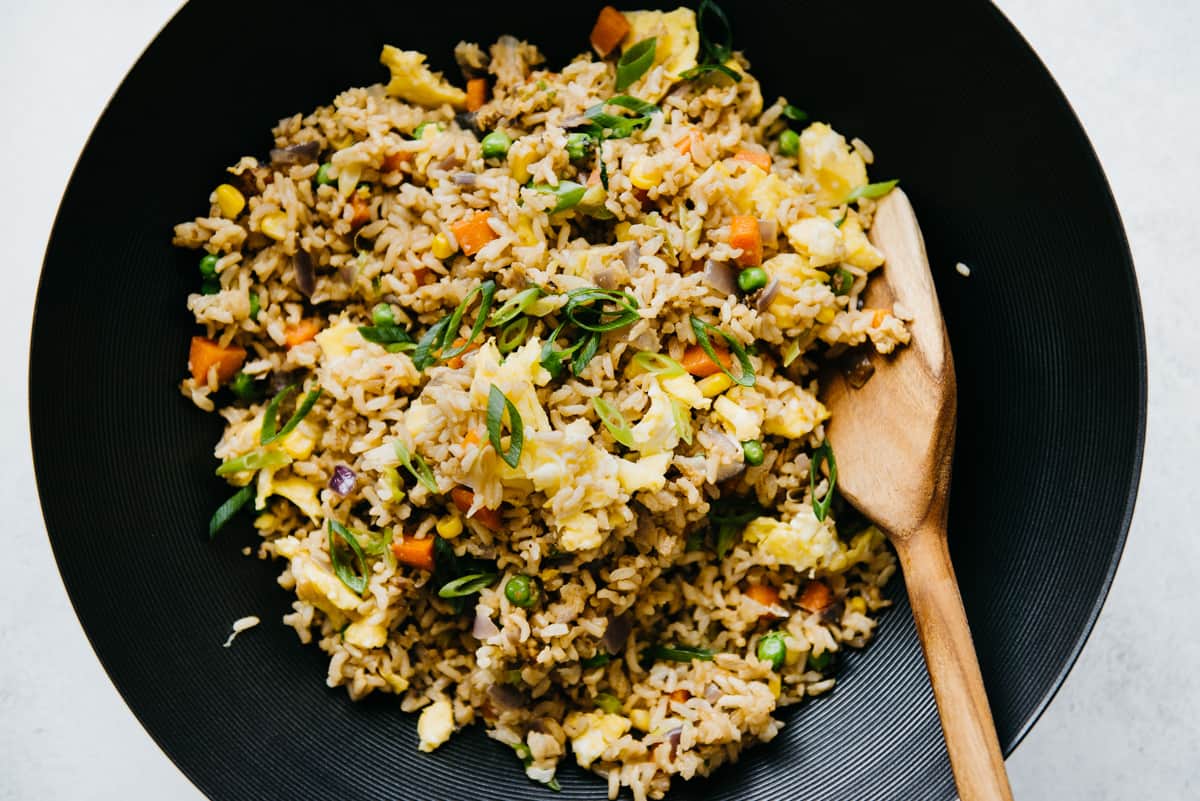 One Pan Skillet Fried Rice Recipe