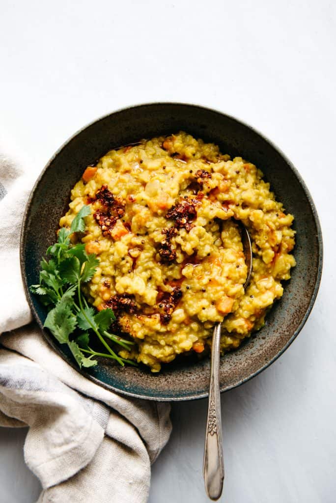 Easy Kitchari (Spiced Dal with Rice, Vegan) | Healthy Nibbles by Lisa Lin
