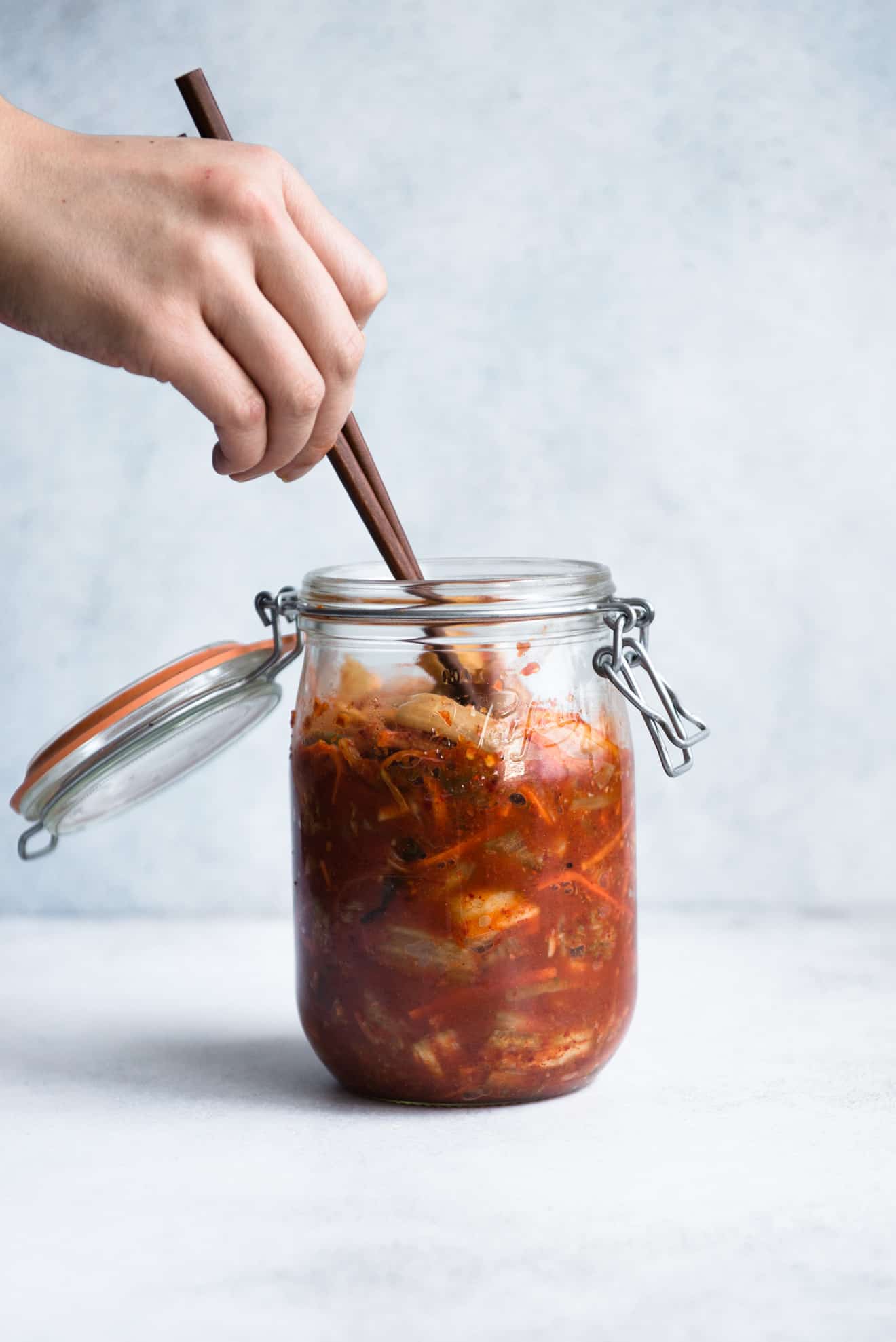 Small Batch Vegan Kimchi Recipe