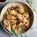 Braided Red Curry Tofu Dumplings