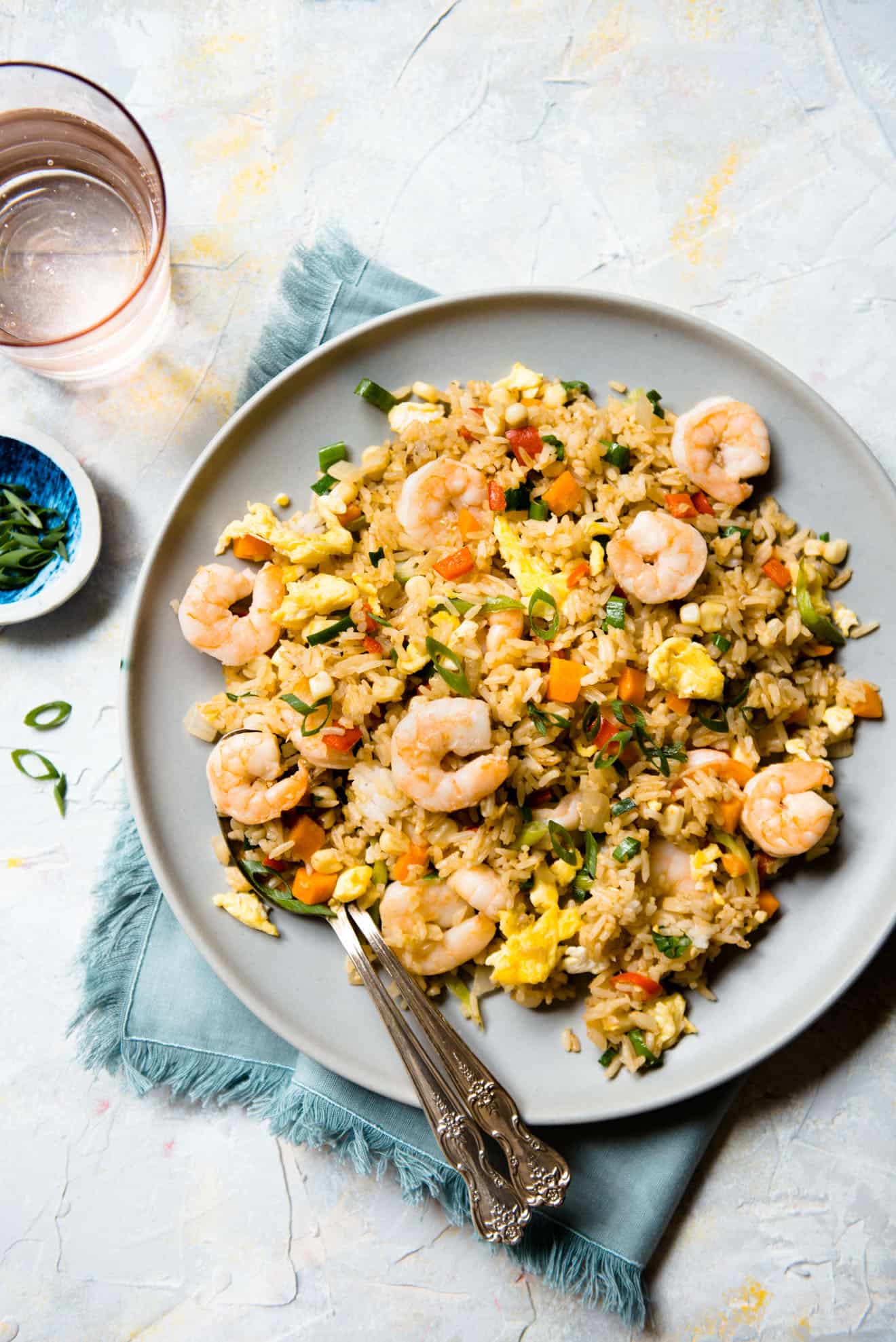 Shrimp & Egg Fried Rice 5 | Healthy Nibbles