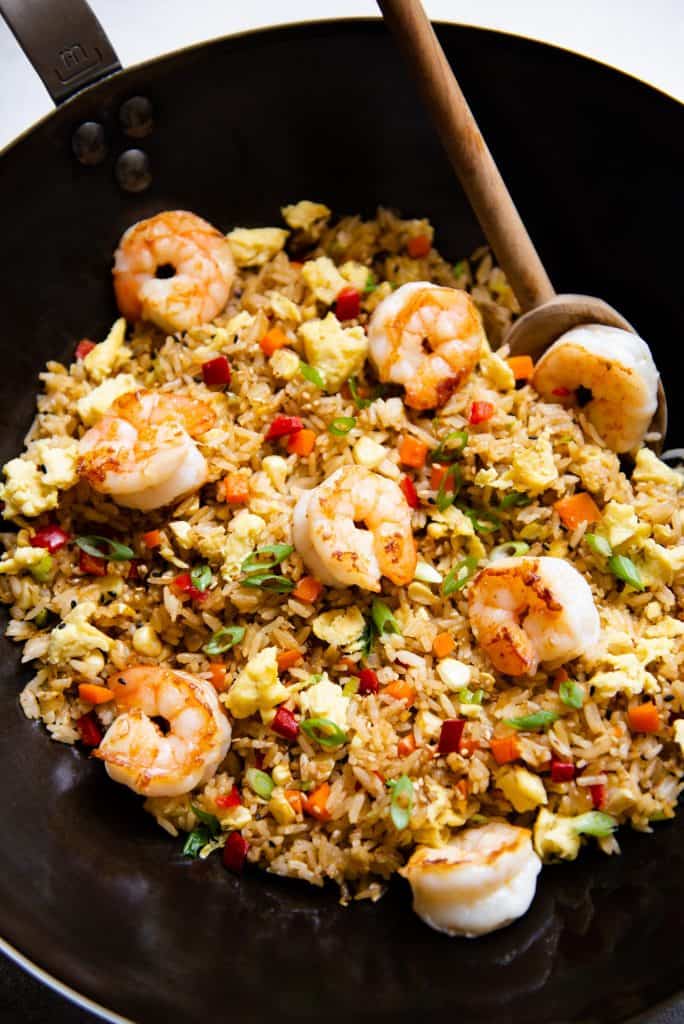 Easy 30-Minute Shrimp Fried Rice | Healthy Nibbles