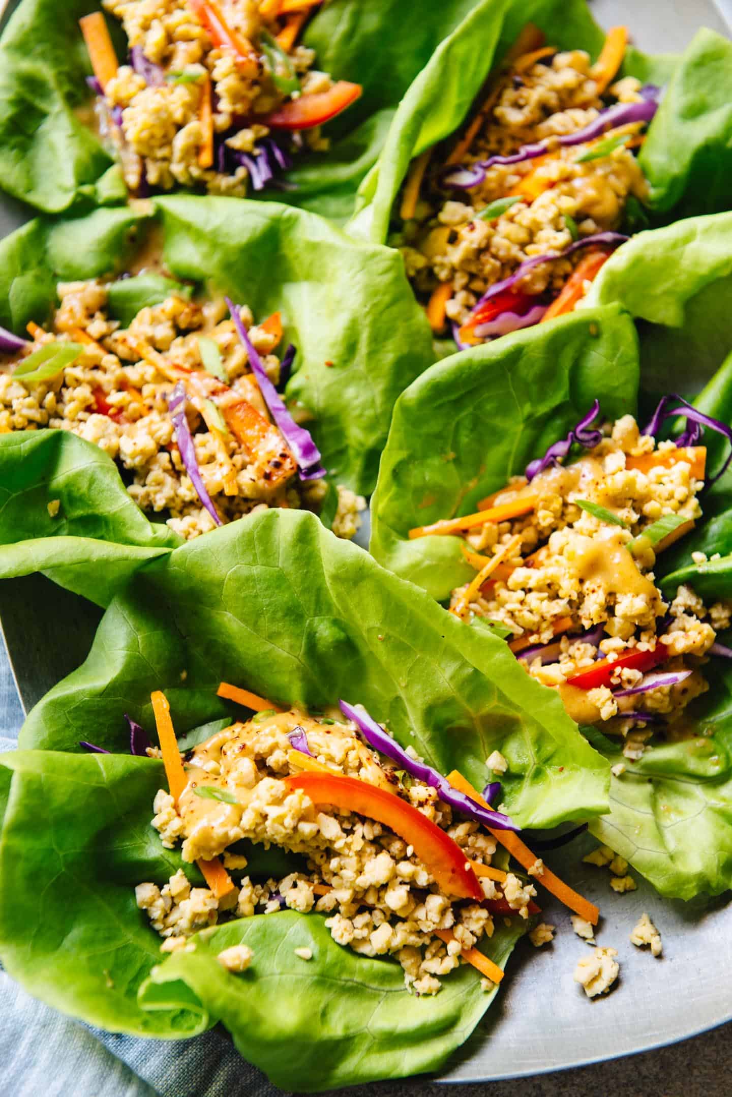 Tempeh Lettuce Wrap Recipe - a fresh vegan meal in 30 minutes!