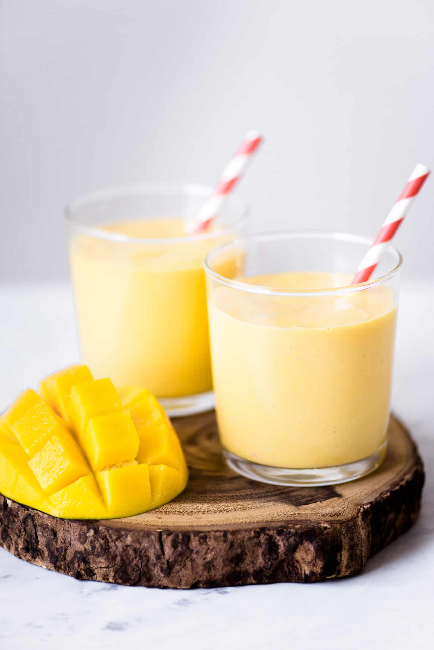 Simple Mango Lassi Recipe (6 Ingredients) | Healthy Nibbles