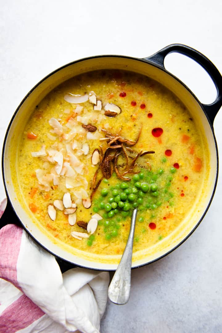 Coconut Red Lentil Soup with Quinoa (Vegan) | Healthy Nibbles by Lisa ...