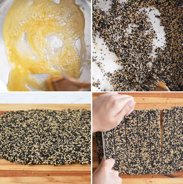 3-Ingredient Sesame Seed Crunch Candy (Gluten-Free)