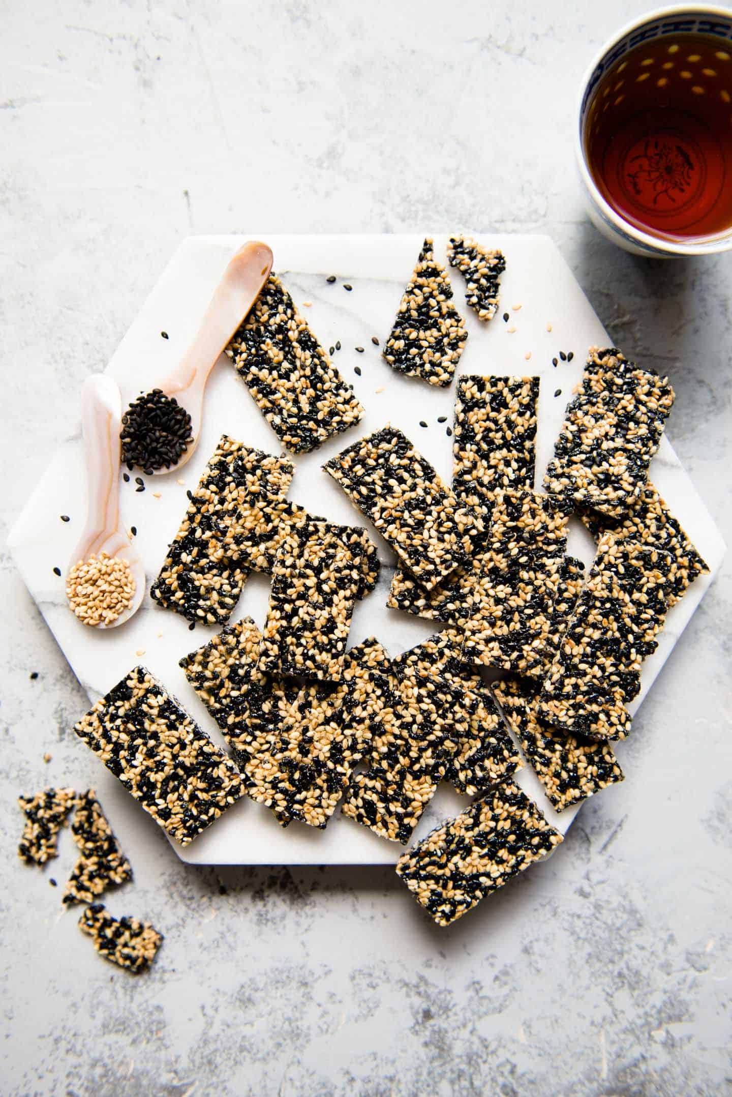 Easy Sesame Candy Recipe - made with just 5 ingredients!