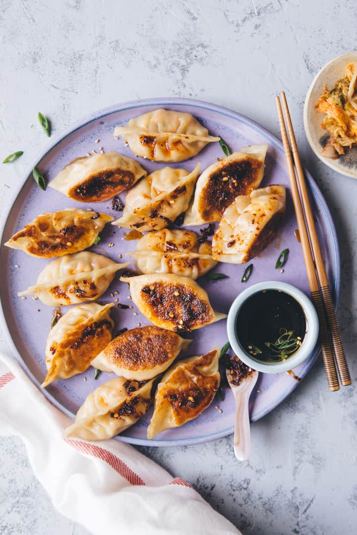 Tofu and Kimchi Dumplings Recipe