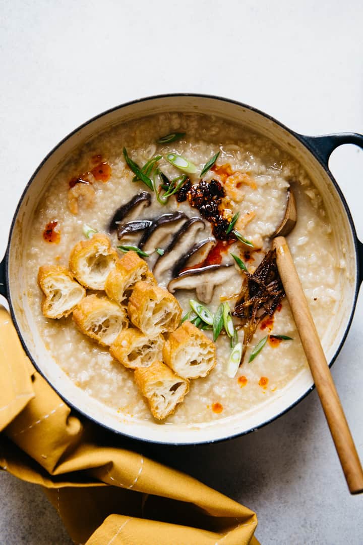 Basic Congee Recipe - Chinese Rice Porridge (Jook/粥) | Healthy Nibbles ...