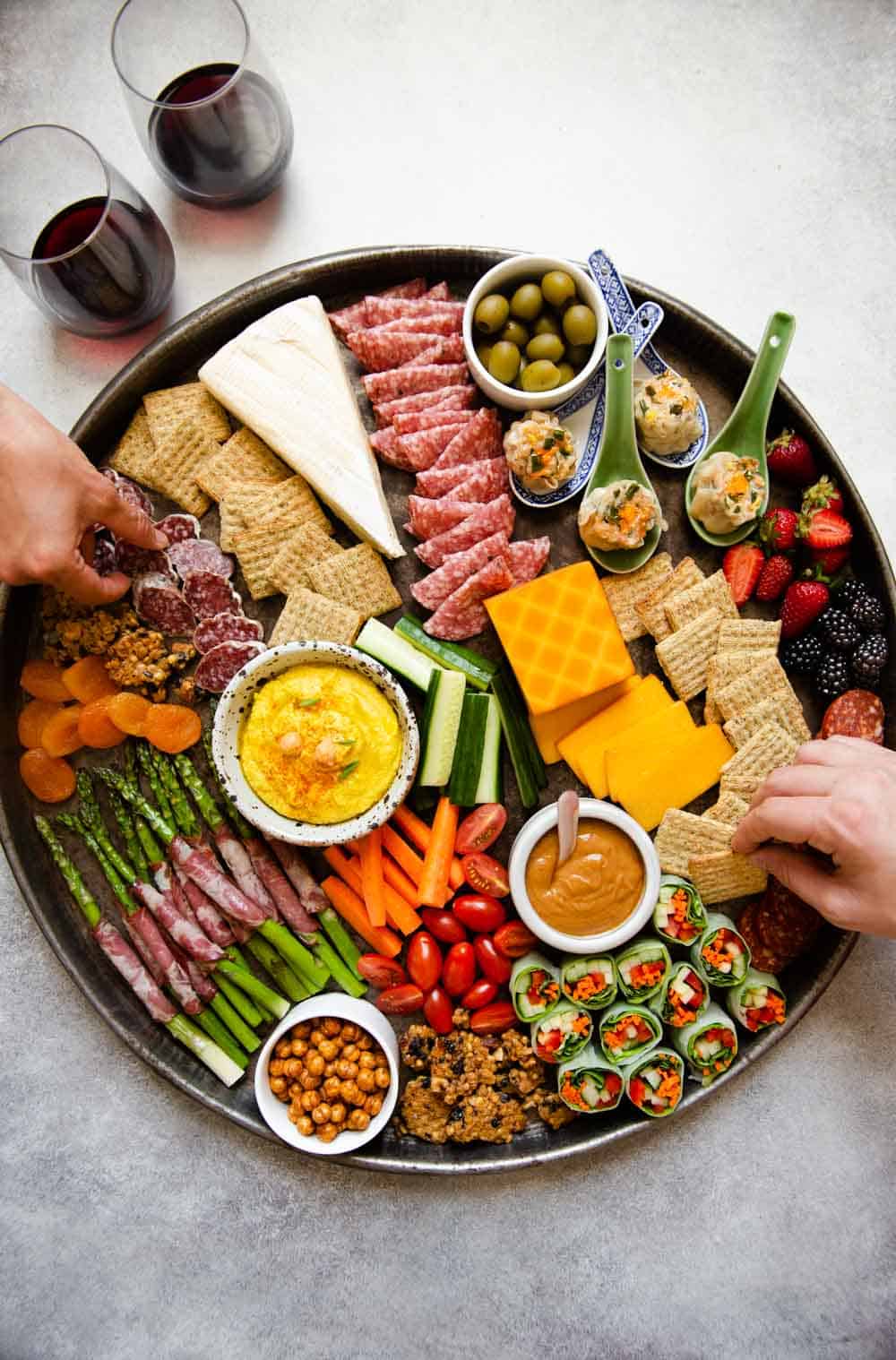 How To Make A Grazing Platter Healthy Nibbles By Lisa Lin