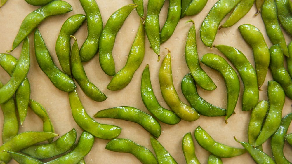 Spicy Roasted Edamame  Healthy Nibbles by Lisa Lin by Lisa Lin