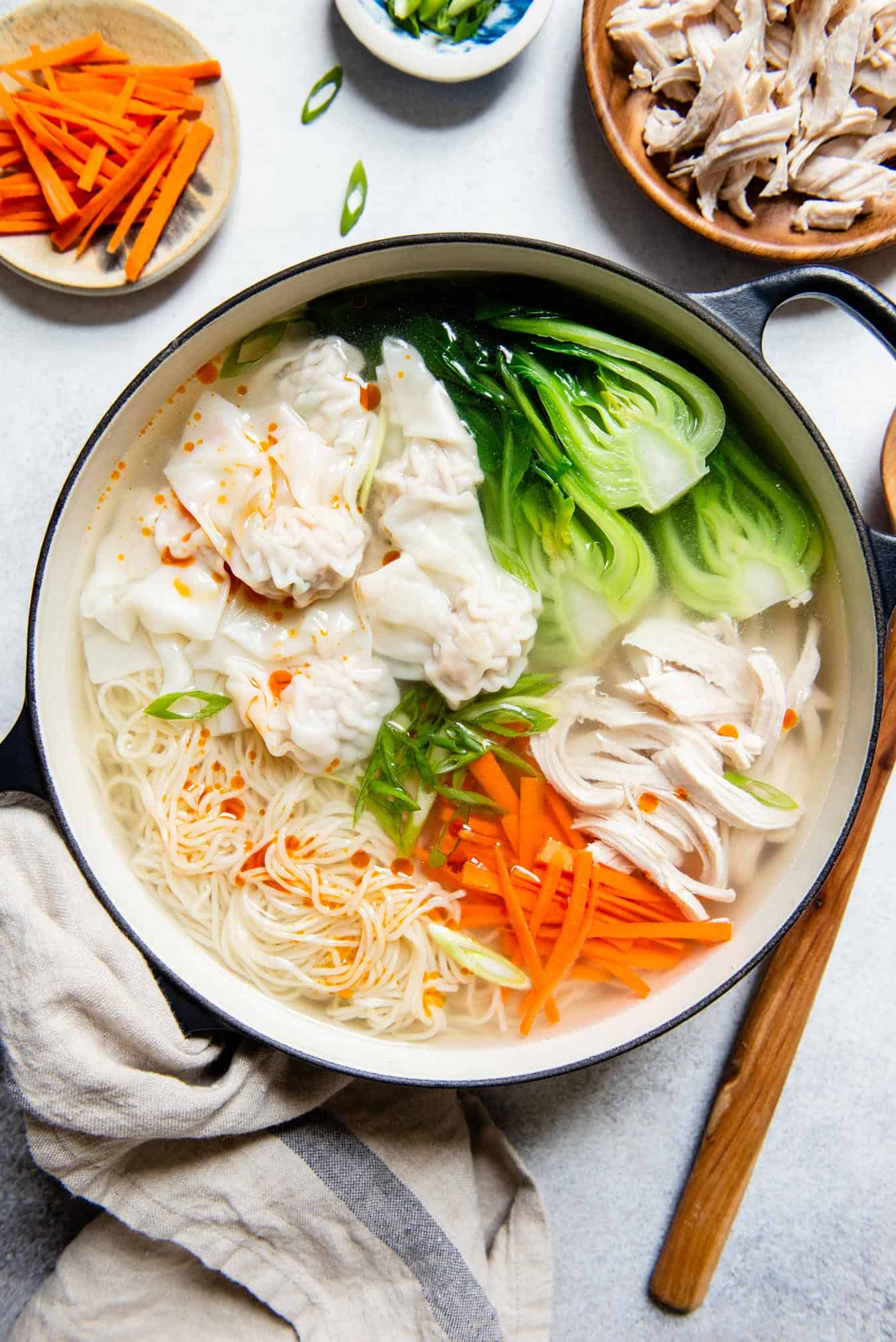 One-Pot Chinese Chicken Noodle Soup Recipe 🍜 