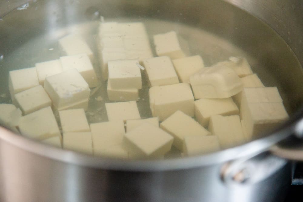 Soaking Tofu