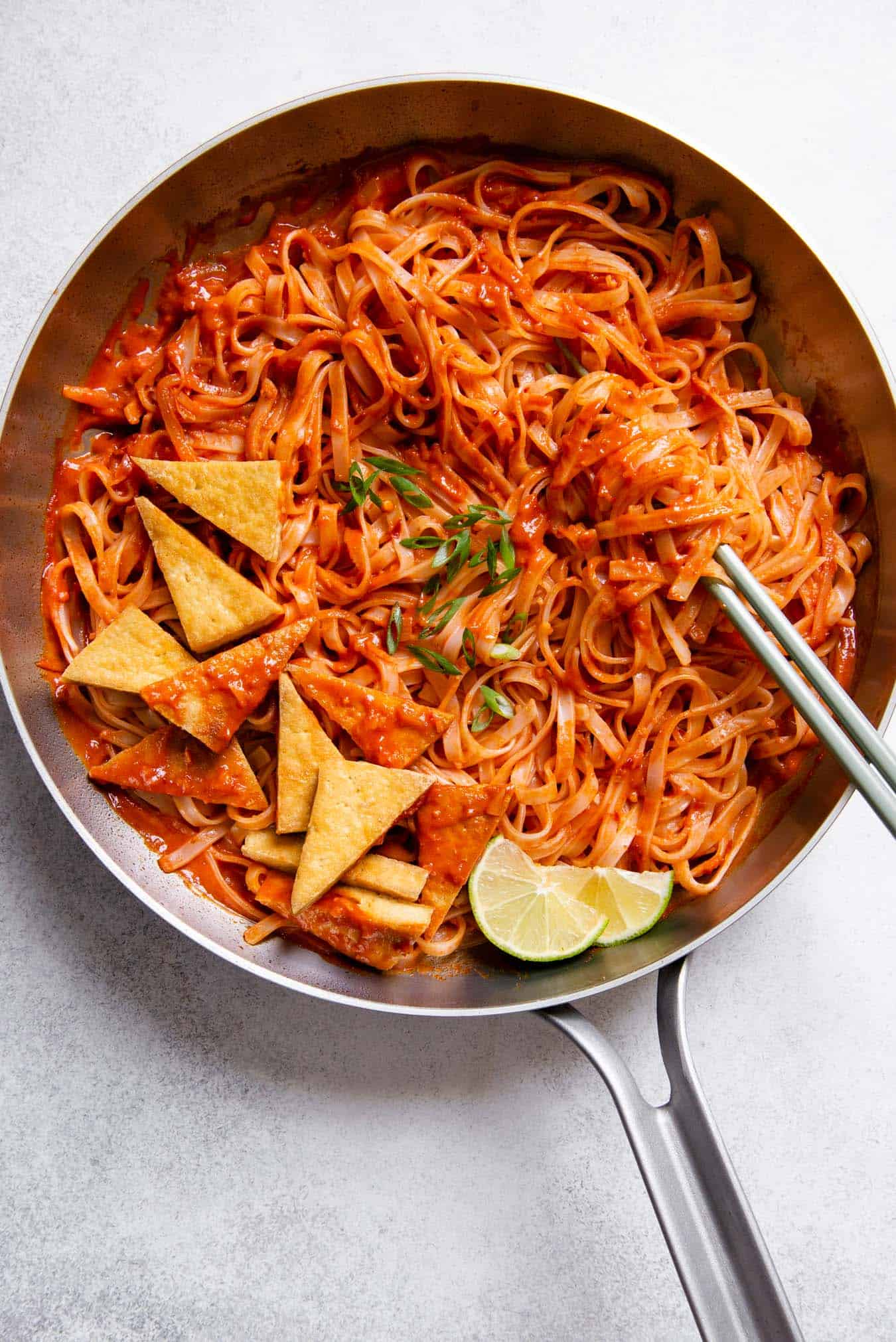 30-Minute Spicy Noodles Recipe with Pan-Fried Tofu