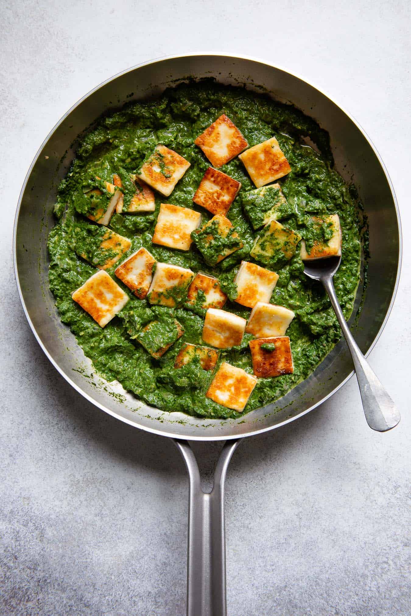 Palak Paneer With Rice