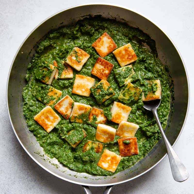 Easy Palak Paneer Recipe | Healthy Nibbles by Lisa Lin by Lisa Lin