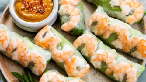 Fresh Vietnamese Spring Rolls