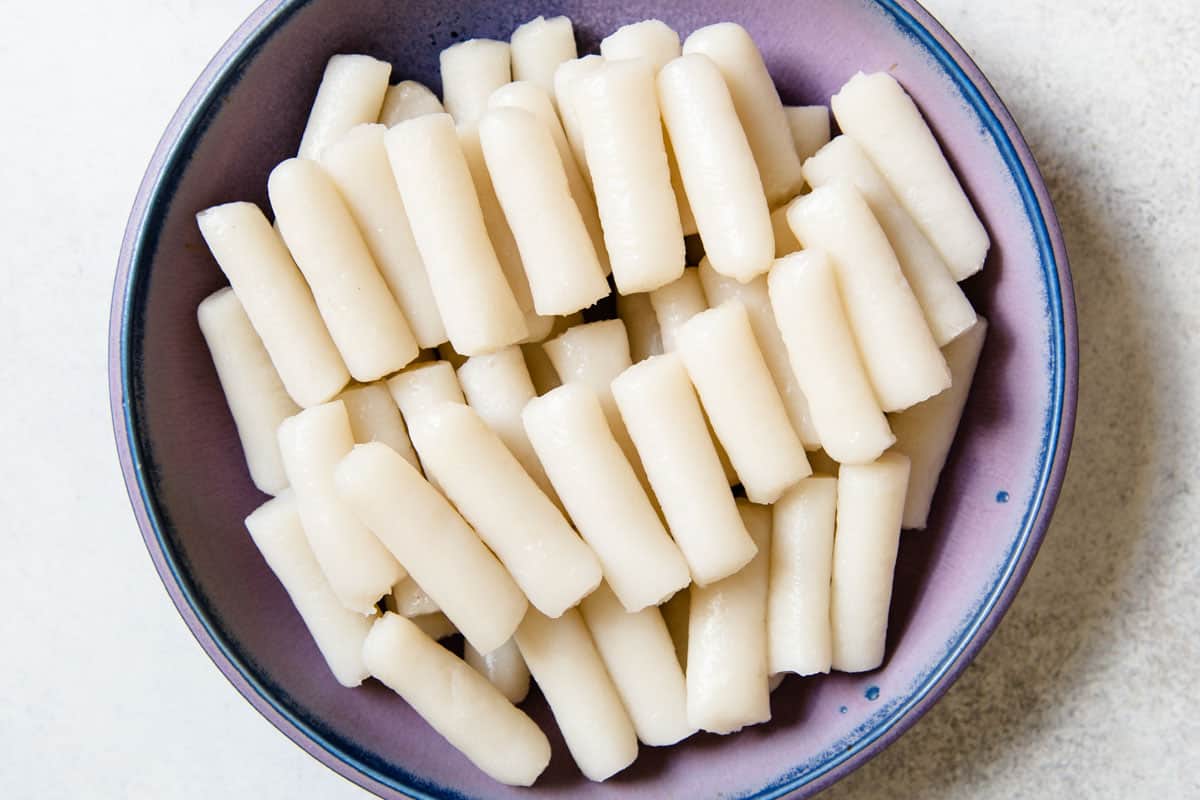 Steamed Asian Rice Cakes (used for stir fries or stews)