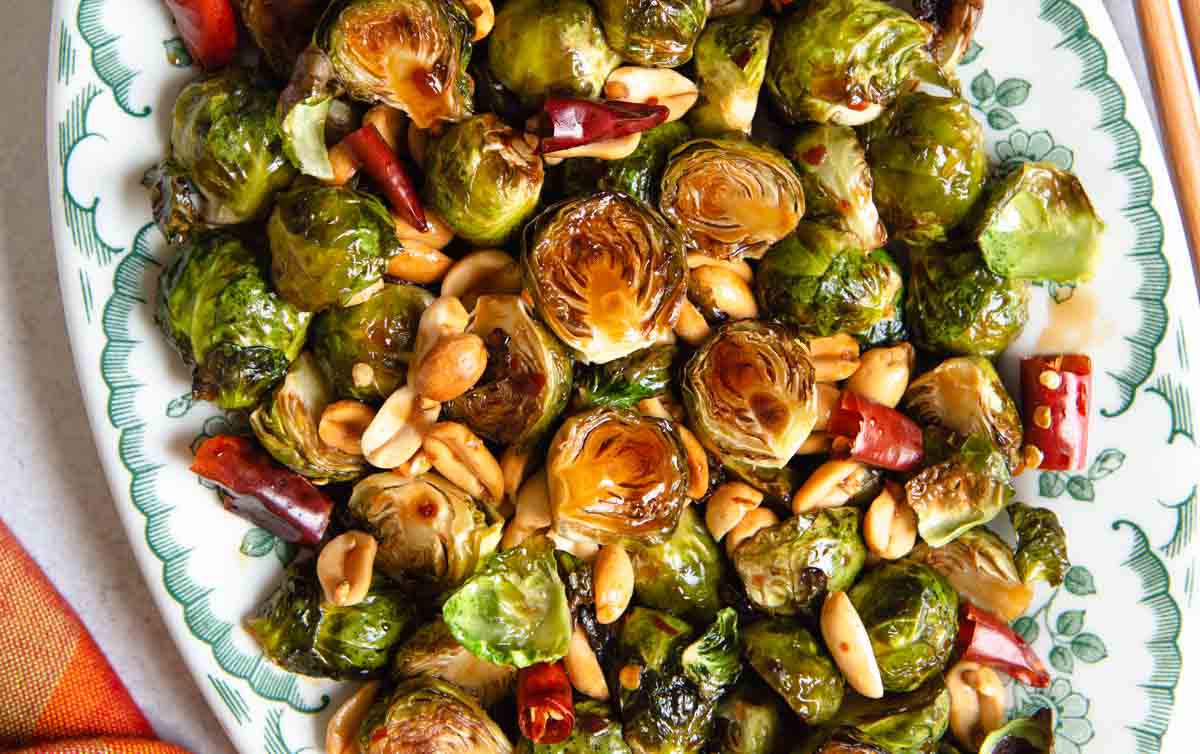 Kung Pao Brussel Sprouts