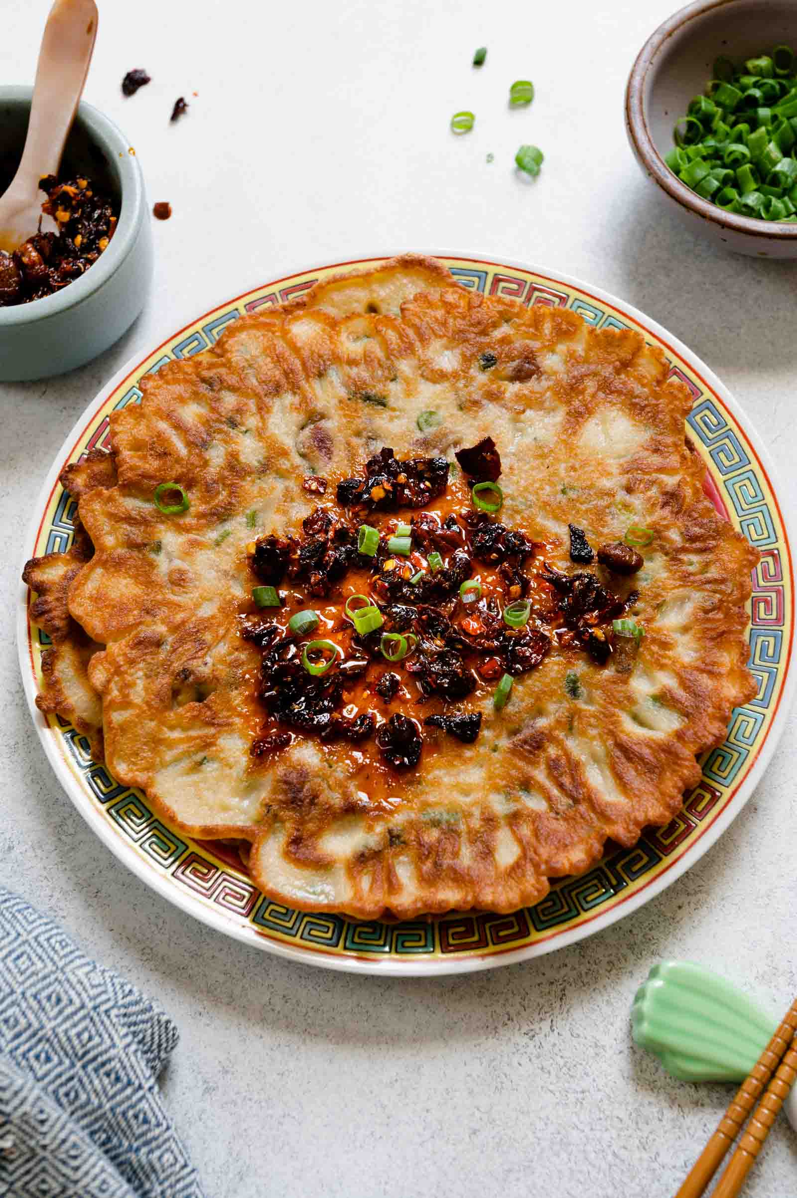 Mama Lin's Savory Chinese Pancakes | Healthy Nibbles by Lisa Lin by ...