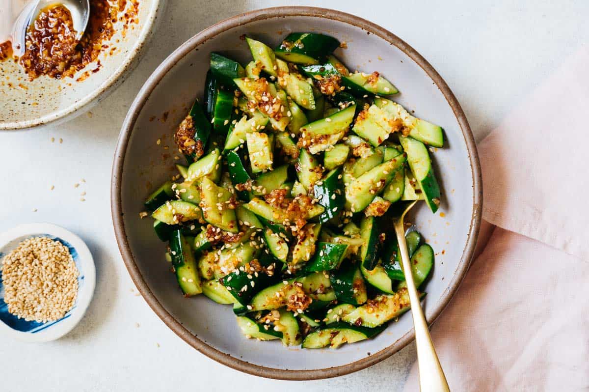 Chinese Smashed Cucumber Salad