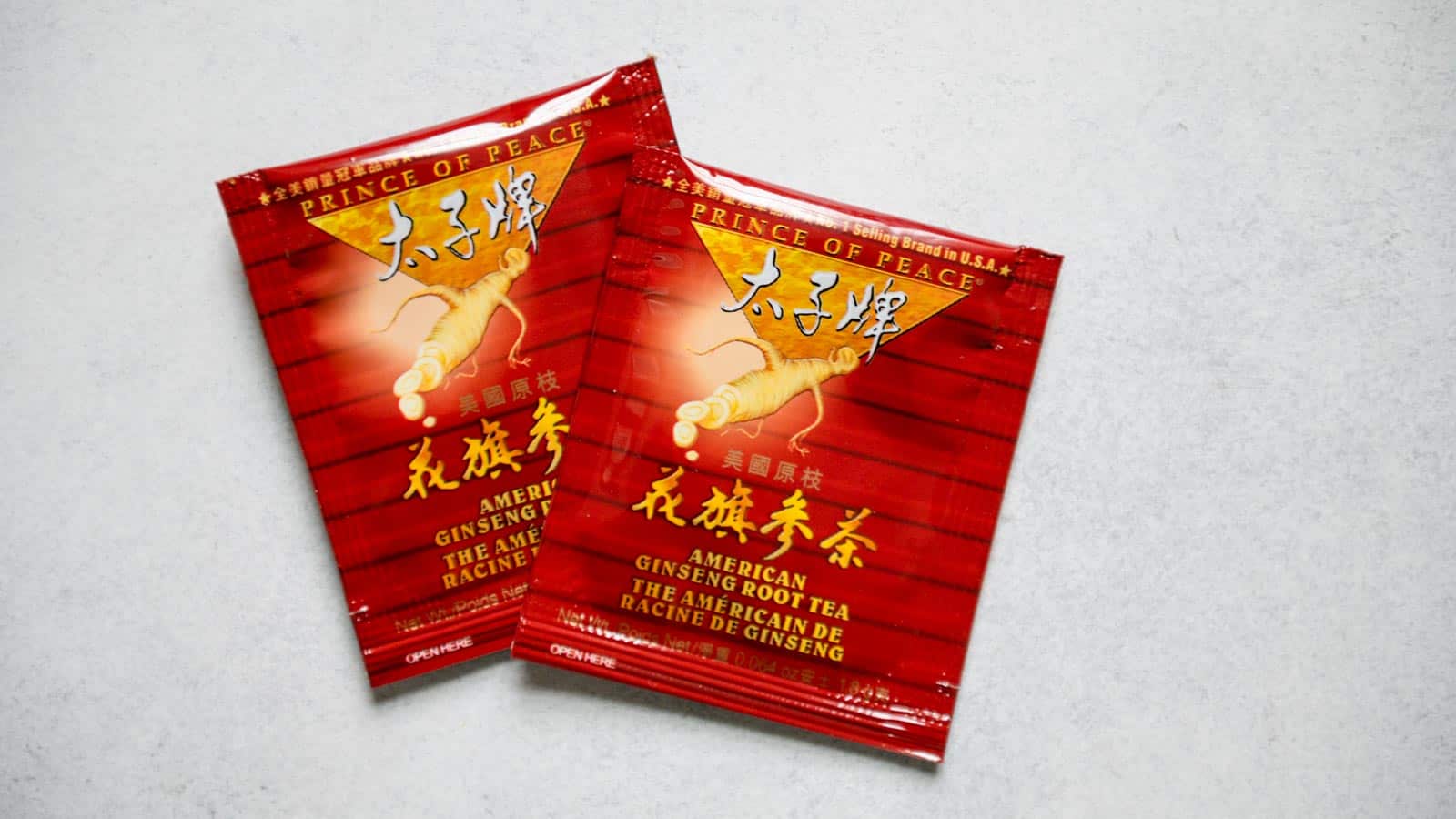 Ginseng teabags