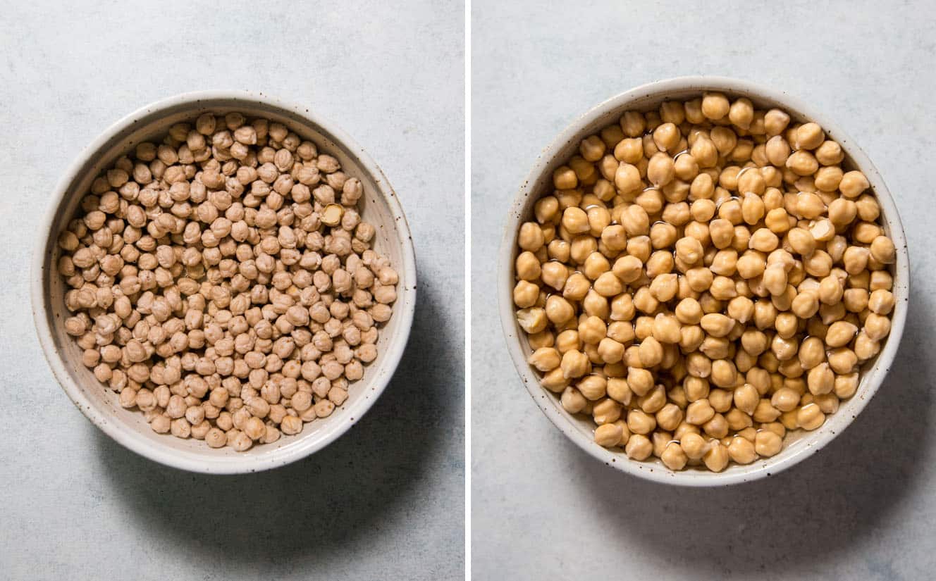 Cooking Dried Chickpeas, Instant Pot Method