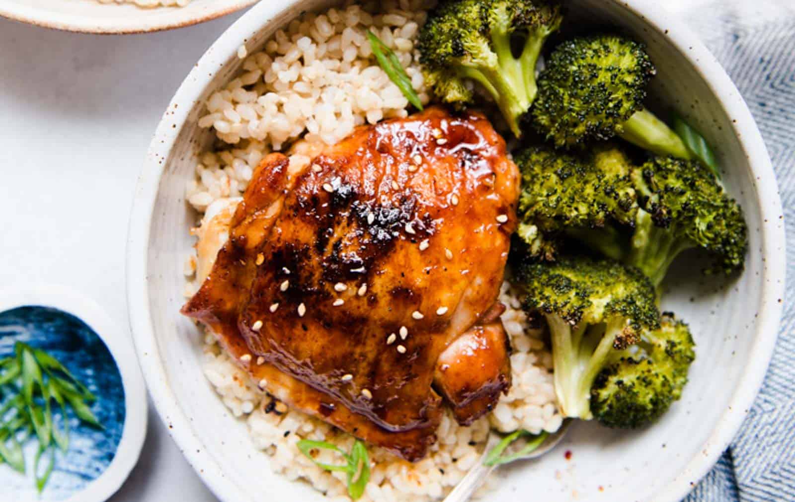 Chicken Thighs with Broccoli