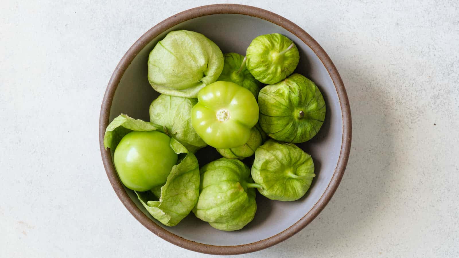 Tomatillos in a bowl