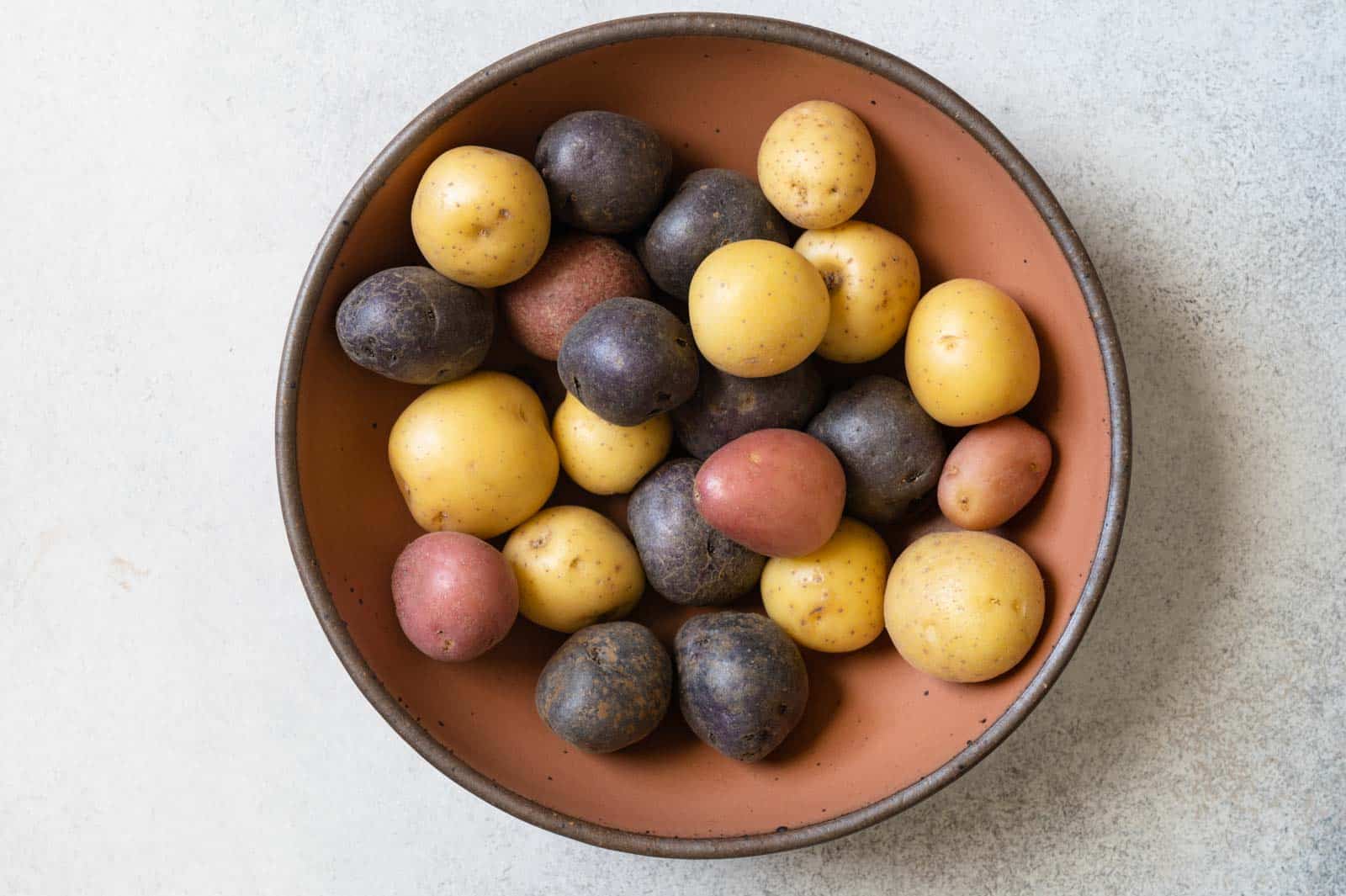 Potatoes in a bowl