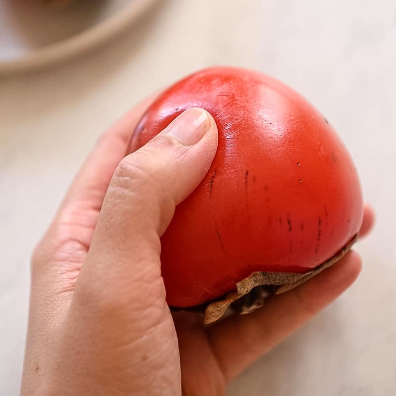 Pressing Hachiya Persimmon