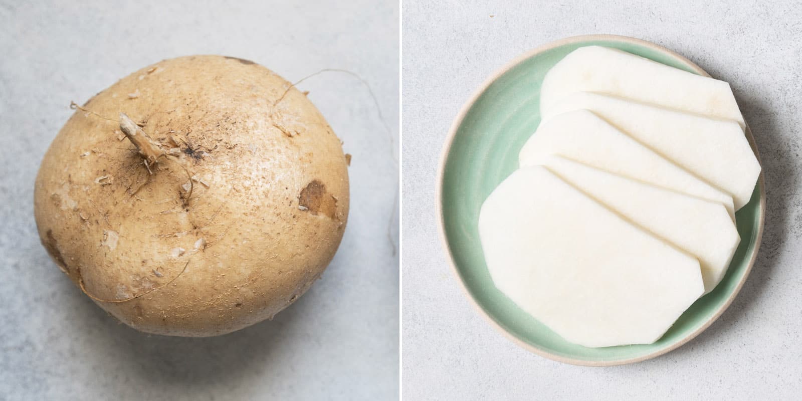 Jicama Collage