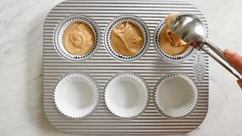 Filling Muffin Cups with Batter