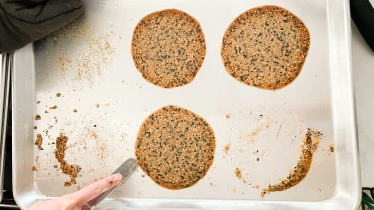 Stuck Gingerbread Thin Ginger & Sesame Cookies | Healthy Nibbles by Lisa Lin