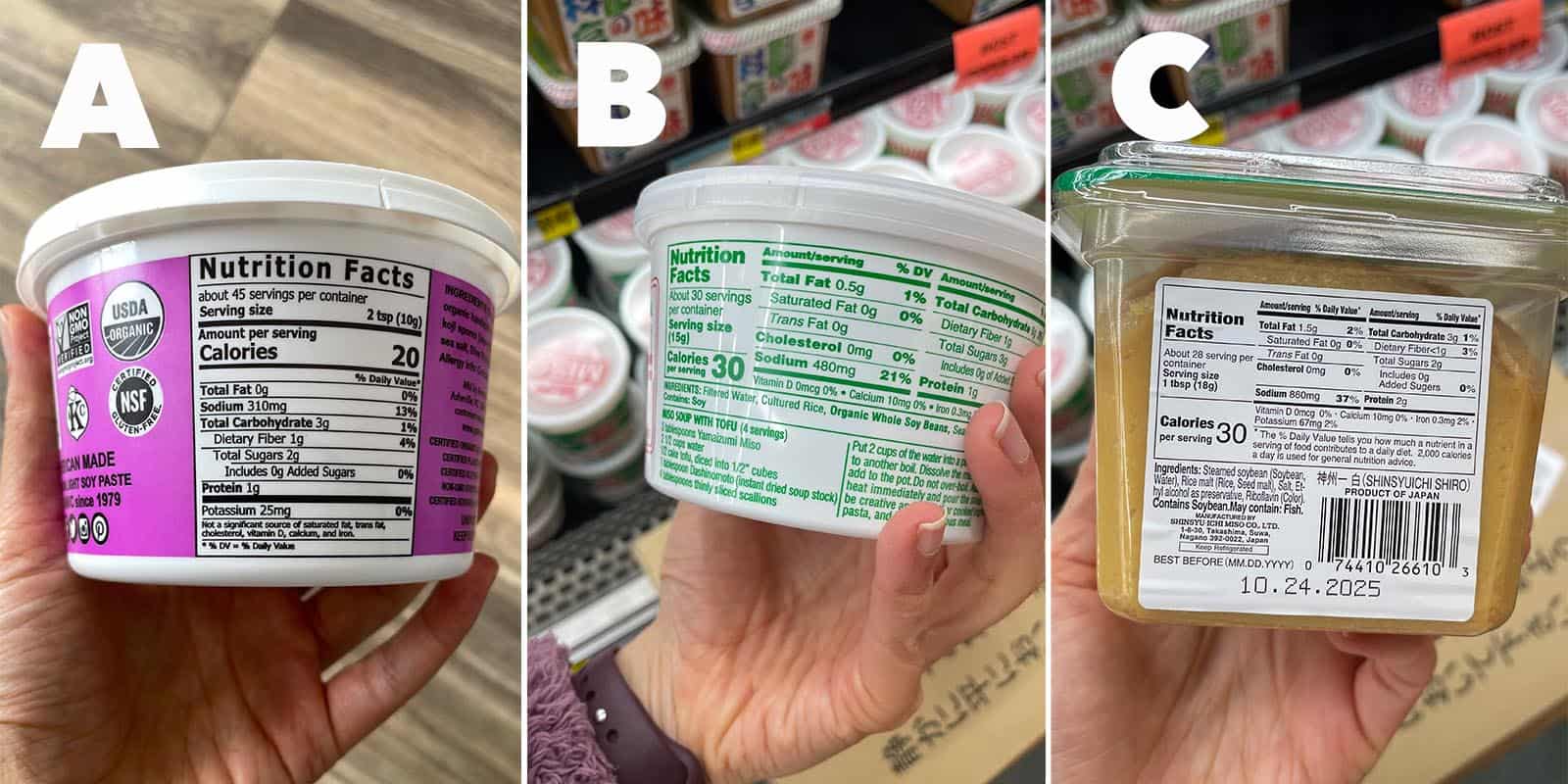 Miso Comparison