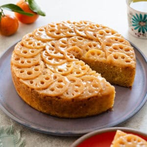 Lotus Root Upside Down Cake FF