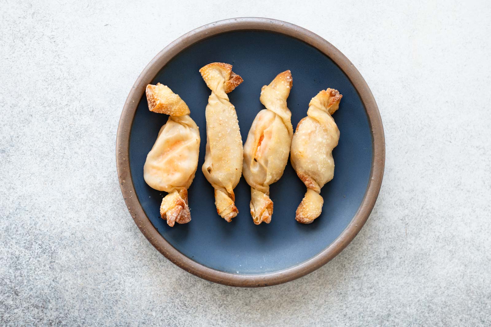 Air-fried wontons