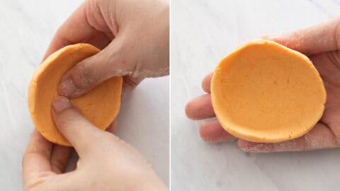 Shaping Dough into Bowl