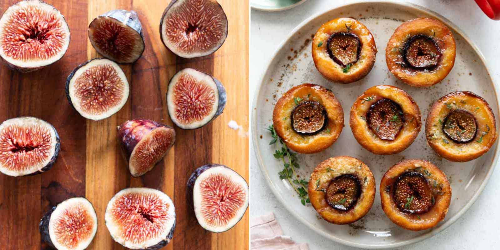 Muffins made with figs