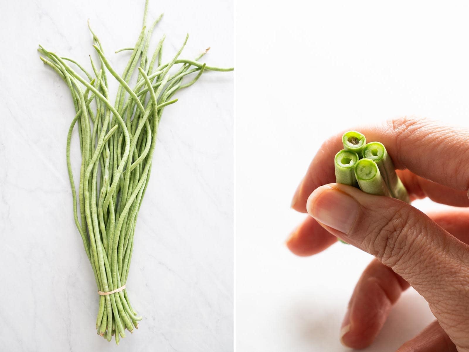Tender long beans